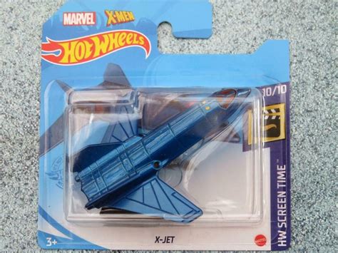 Hot Wheels X JET Blue X Men HW Screen Time Perfect Birthday Gift Miniature Collectable Model Toy