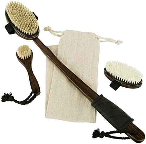 Amazon Premium Dry Brushing Body Brush Set For Lymphatic Drainage