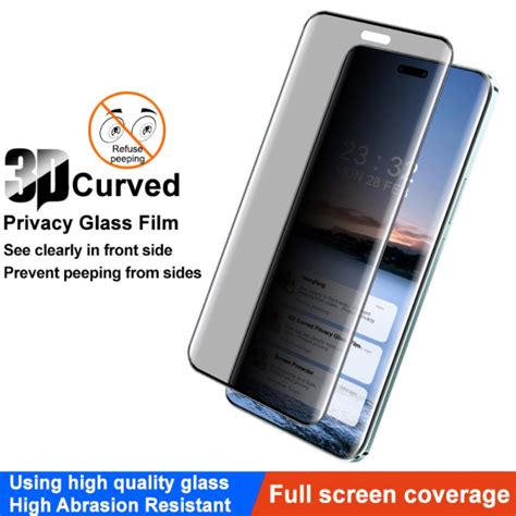 Protection en Verre Trempé Anti Espion pour Écran Honor Magic6 Pro 5G