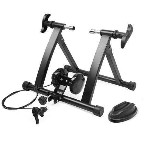 Bike Trainer, Indoor Stationary Exercise Training Riding 7 Speed Stand ...