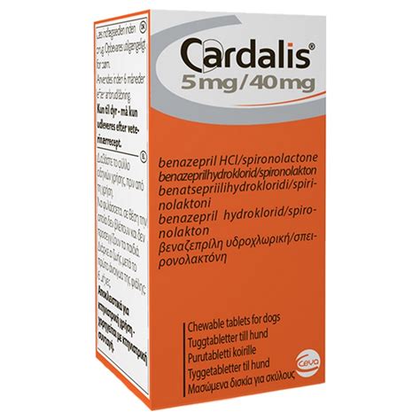 Cardalis 5mg/40mg Tablets 30s – VET THIRTY-4