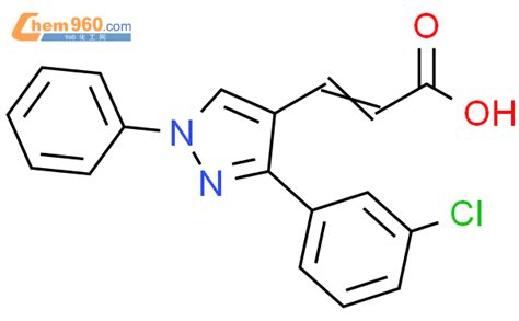 381214 36 4 2 Propenoic Acid 3 3 3 Chlorophenyl 1 Phenyl 1H Pyrazol