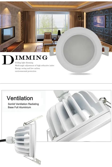 5w 7w 9w 12w Waterproof Ip65 Led Downlight For Bathroom Ceiling