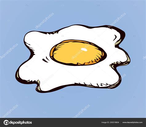 Scrambled Eggs Vector Drawing Stock Vector Image By ©marinka 250319604