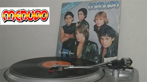 Menudo álbum quiero ser lado 1 completo sonido en lp acetato Viníl