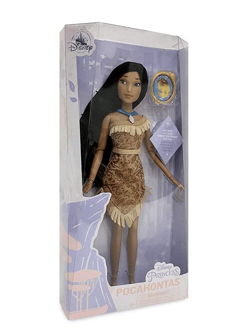 Disney Princess Pocahontas Classic Doll With Pendant New With Box