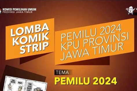 KPU Provinsi Jatim Gelar Lomba Komik Strip Pemilu 2024 Berhadiah