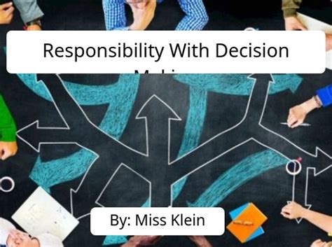 Responsibility With Decision Making Free Stories Online Create