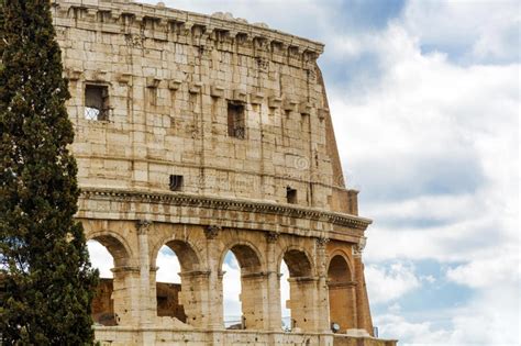 Gran Roman Colosseum Coliseum Colosseo En Roma Foto De Archivo