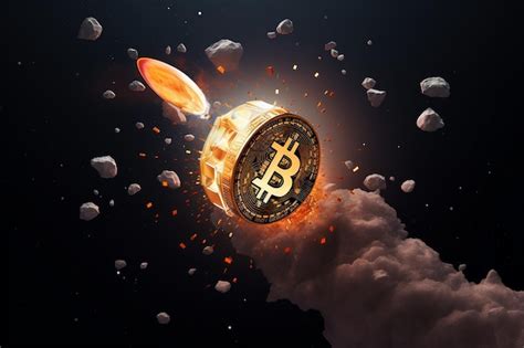 Premium Ai Image Bitcoin Rocket Soars Generative Ai