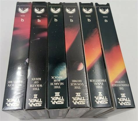 STAR TREK The Movie Collection VHS 1993 Vintage Sci Fi Alien TV Show