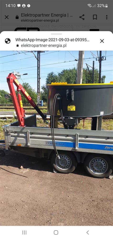 Betoniarka hydrauliczna z widłami młot hydrauliczny Dziergowice OLX pl