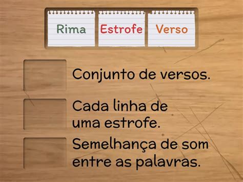 Rima Verso E Estrofe - Estrofe, verso e rima - Associação