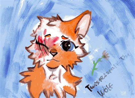 A watercolor painting of Brightheart!!! | Warrior Cats