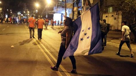 Honduras Protests Buildings Burn During Clashes Over Reforms Bbc News