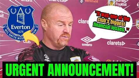 Confirm Now Urgent Announcement Everton Fc Latest News Youtube