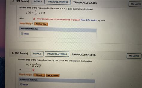 Solved Points Details Previous Answers Tanapcalc Chegg