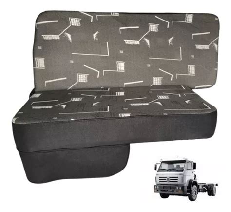 Sofá Cama Lado Carona Para Caminhão Vw Titan Todos Modelos