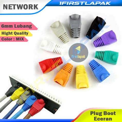 Jual Plug Boot Rj Cat E Ecer Plugboot Kabel Lan Cat E Cat Ftp Utp