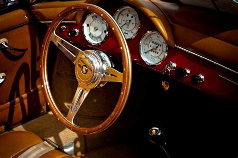 Porsche 356 Cabriolet Interior #porsche Porsche 356a, Porsche 356 ...