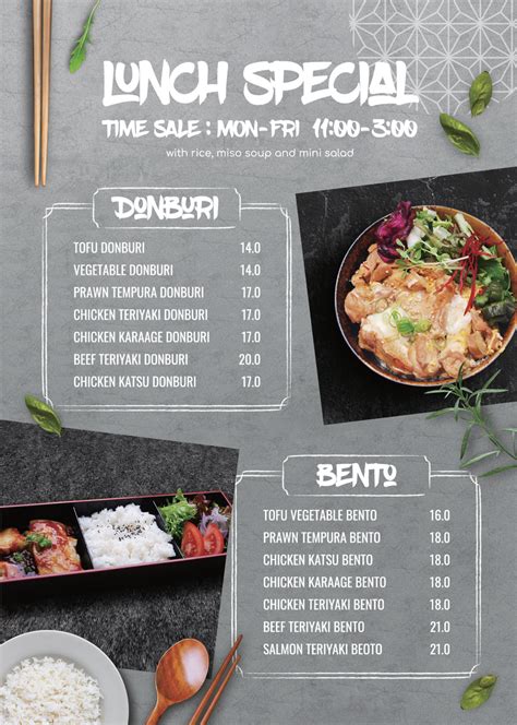 Lunch Special Menu Template Usefuldesign