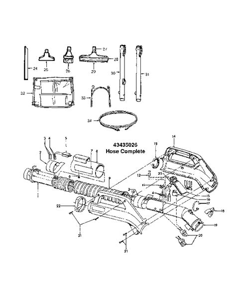 Hoover S5539 Central Vacuum Parts List And Schematic Usa Vacuum