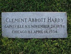 Clement Abbott Hardy M Morial Find A Grave