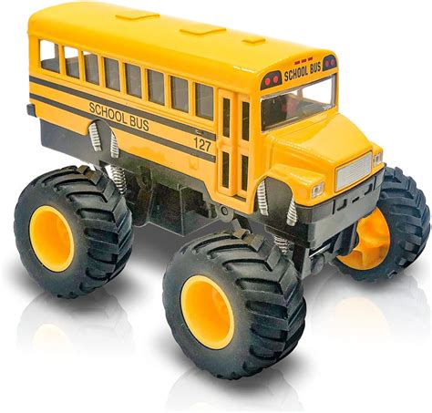 ArtCreativity 5-Inch Monster School Bus: Super Monster Bus with ...