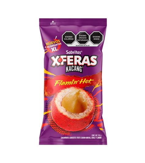 7500478033829 Kacang Xferas Flamin Hot 60 Gr