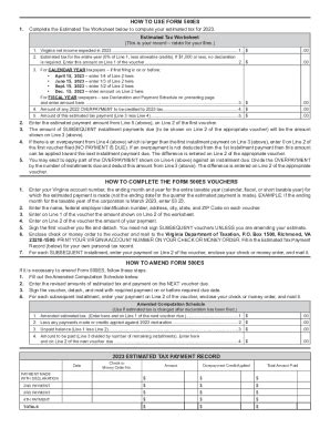 Fillable Online 2023 Form 500ES Corporation Estimated Income Tax