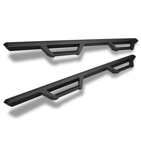 Buy Matte Black Hoop Drop Step Side Nerf Bars Rail Running Boards V