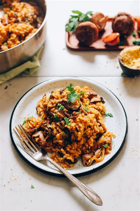 Caramelized Shiitake Mushroom Risotto - Minimalist Baker Recipes