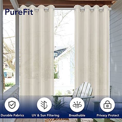 Purefit Rideaux Dext Rieur Transparents Imperm Ables Pour Terrasse