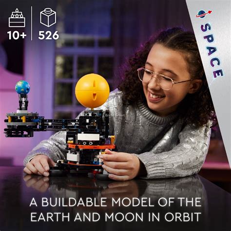 Lego Technic Planet Earth And Moon In Orbit Building Toy Set