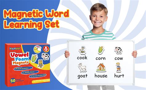 Kasfalci Vowel Word Gamesphonics Games50 Magnetic Foam