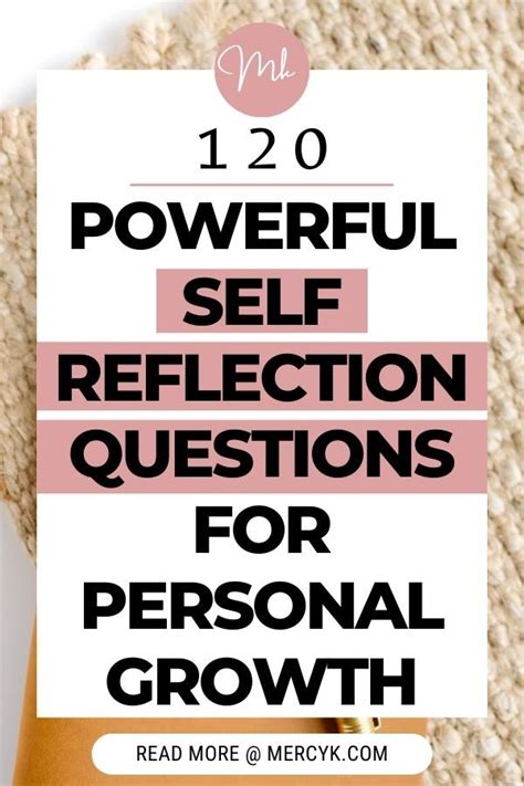 Self Reflection Questions For Personal Growth