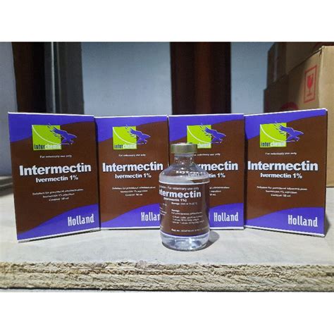 Jual Intermectin Ml Obat Scabies Lsd Anti Cacing Untuk Hewan