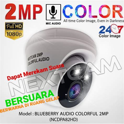 Jual Kamera Cctv Color Audio Warna Bersuara Kamera Indoor 2mp Nextcam