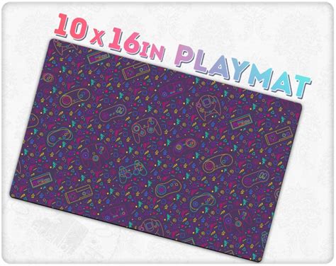 Retro Arcade Carpet Pattern Mousepad Deskmat Playmat - Etsy