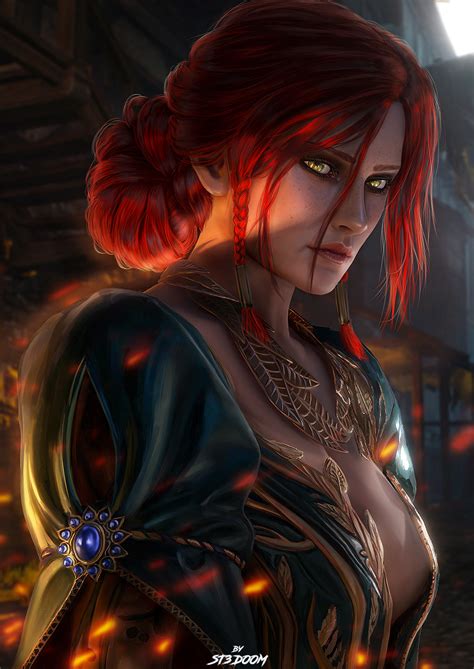 Triss Merigold Fanart By Me Rwitcher3