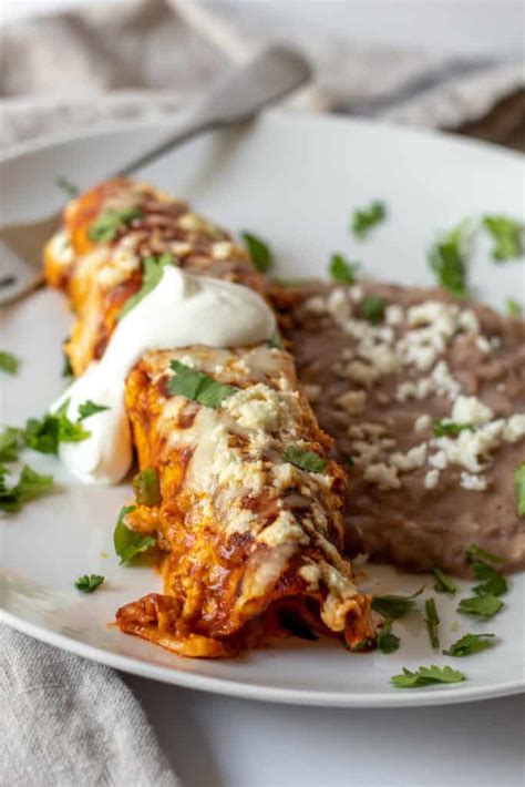 Easy Ground Turkey Enchiladas The Hungry Bluebird