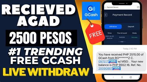 FREE GCASH 2515 PESOS EARN MONEY ONLINE FREE GCASH 100 PESOS MINIMUM