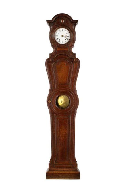 Art Nouveau Style Oak Tall Case Clock