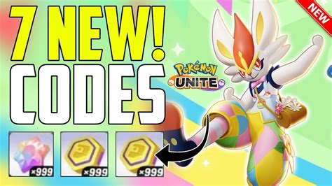 New Codes Pokemon Unite Gift Codes Pokemon Unite Codes