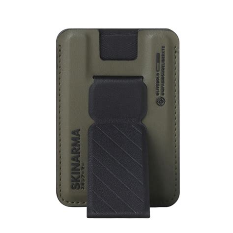 SkinArma Kado 2 Hazneli Magnetik Standlı Kartlık Kartlık Skinarma