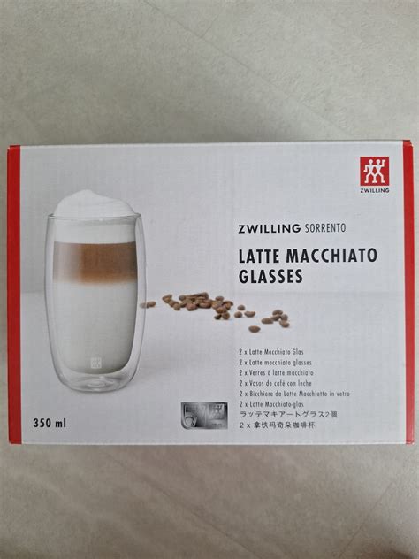 ZWILLING SORRENTO 2 TLG LATTE MACCHIATO SET 0 35L Furniture Home