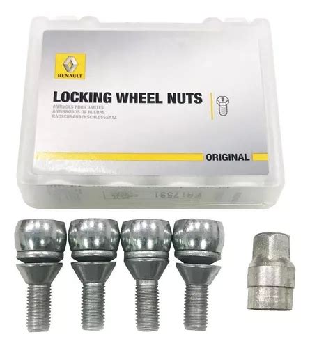 Kit Juego Bulones Antirrobo Giratorios Renault