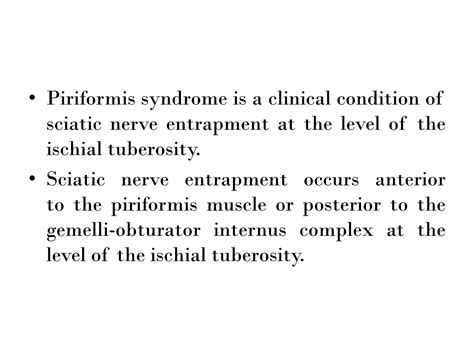 Solution Piriformis Syndrome Studypool