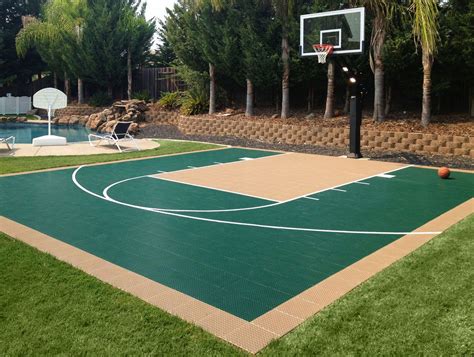 Basketball court backyard, Backyard basketball, Basketball court