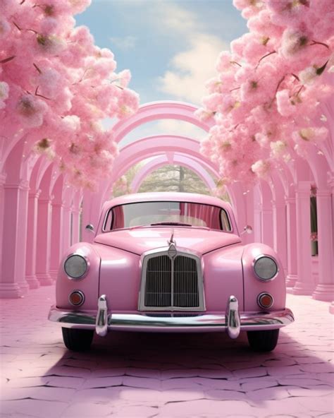 Pink Barbie Cars Barbie Cars Backdrops Barbie Cars Bundle Pink Cars ...